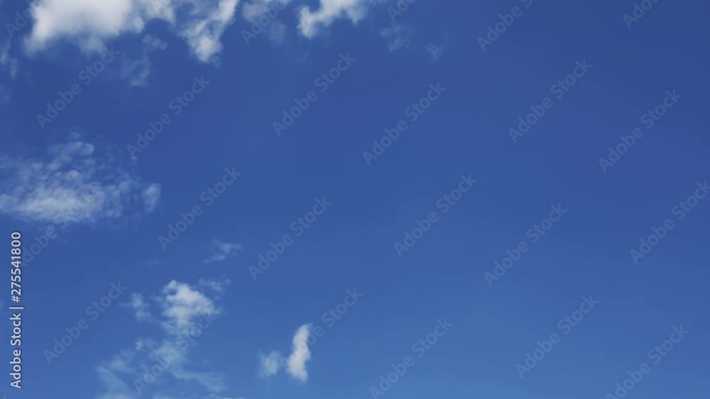 Sunny clouds formation on blue sky time lapse. Sunny clouds formation on blue sky time lapse.