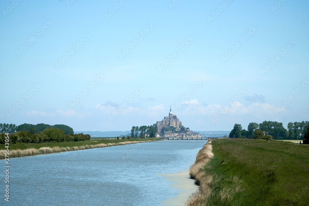 Mont St Michel with Couesnon River