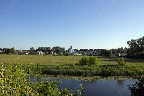 Summer city landscape in Suzdal Russia