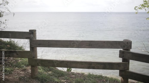 Sea with fence 02