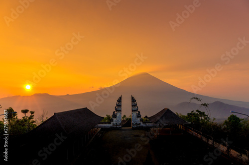 Views from the Pura Lempuyang Luhur  Gates of Heaven  temple in Bali  Indonesia