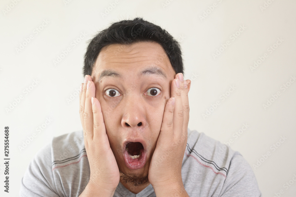 Shocked Men With Open Mouth Shocked Men With Open Mouth