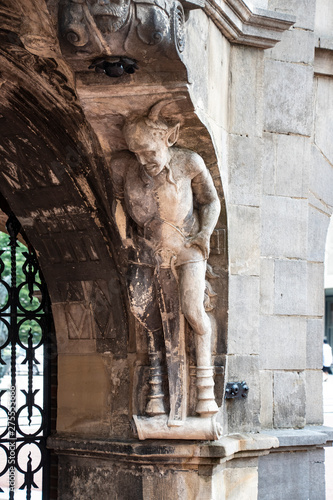 Part of The Duivelshuis (devils house) - a beautiful and important monument of Arnhem/Netherlands. Its origins lie as far back as the 15th century photo