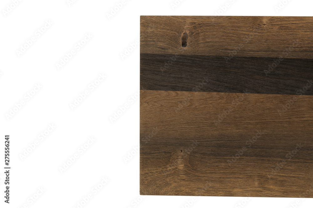 Naklejka premium Wooden isolated background texture, compound tree of different pieces