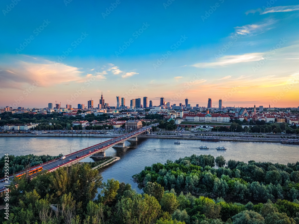Naklejka premium Warszawa