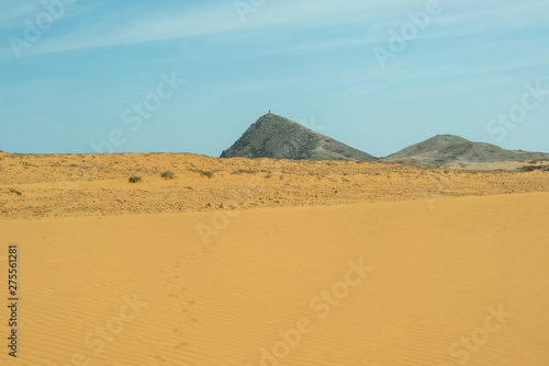 Beautiful views, Desert Sand Mountain Scenery, sand dunes