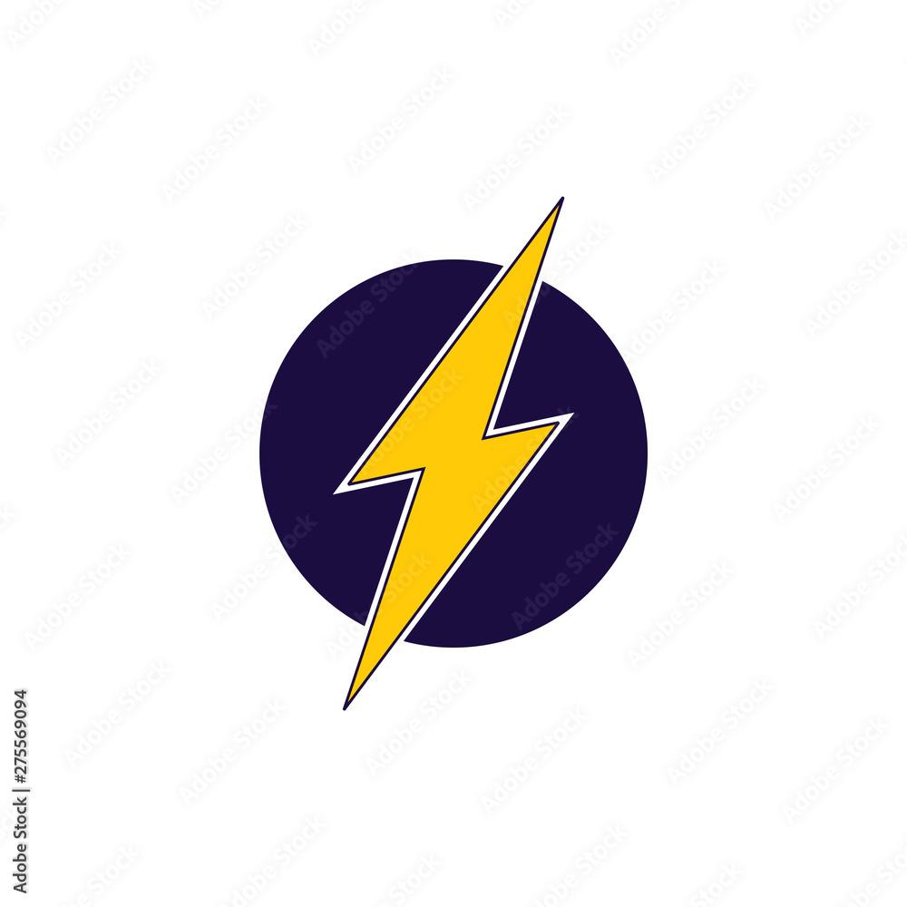 thunder flash symbol logo vector thunder flash symbol logo vector