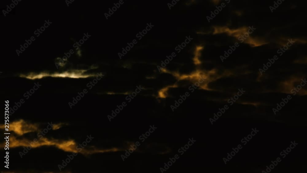 Beautiful Time Lapse Sunrise Through The Clouds, Yellow Sky. Beautiful Time Lapse Sunrise Through The Clouds, Yellow Sky.
