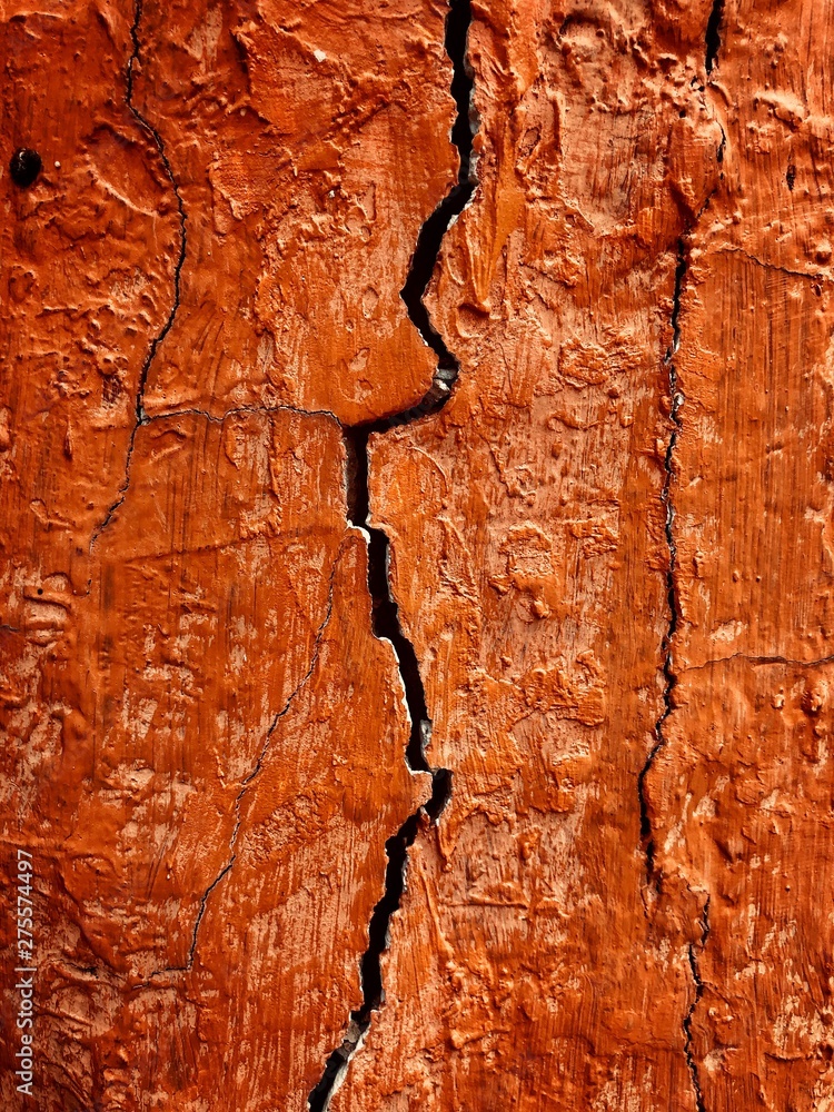 Fototapeta premium Wood crack wallpaper textured.