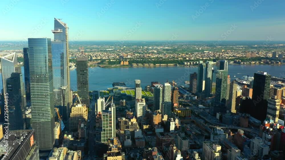 NYC aerials approaching New Jersey NYC aerials approaching New Jersey