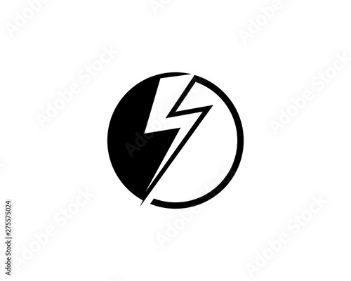 Lightning flash logo Black vector Free Download Lightning flash logo Black vector - GFXLoad