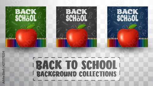 Back to school background collections