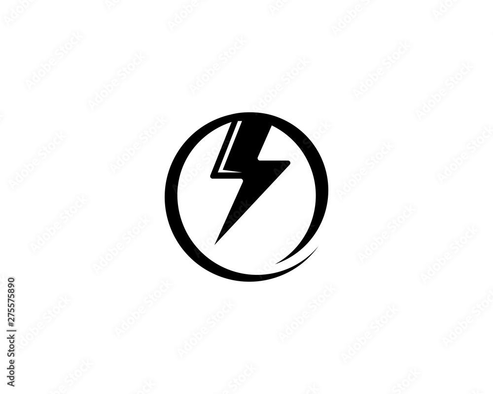 Lightning Logo Template vector icon illustration design Lightning Logo Template vector icon illustration design