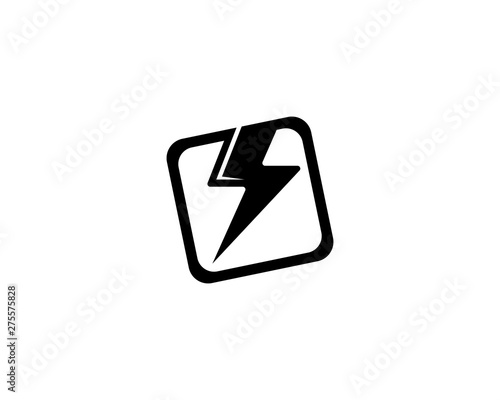 Free Download Lightning Logo Template vector icon illustration design - GFXLoad
