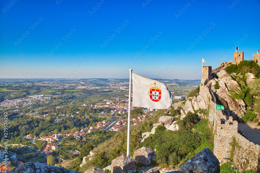 Sintra, Portugal, Scenic Castle of the Moors