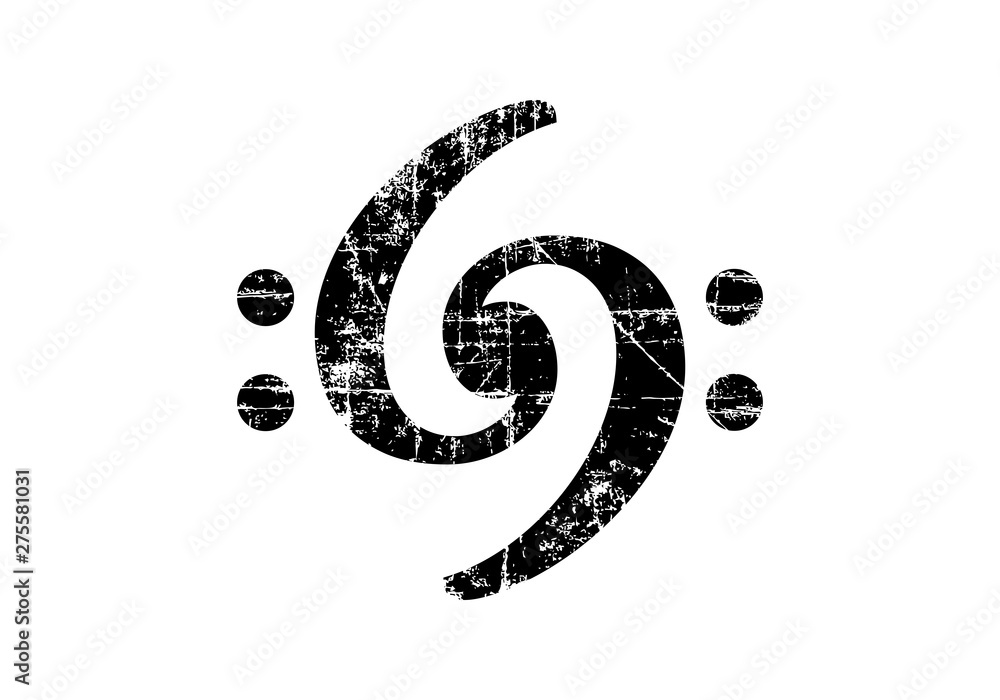 Double Bass Clef 69 Vintage Black Stock イラスト Adobe Stock Double Bass Clef 69 Vintage Black Stock イラスト Adobe Stock