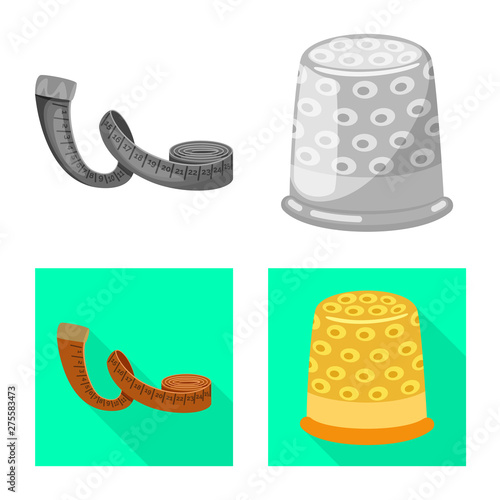 Vector illustration of craft and handcraft icon. Collection of craft and industry stock symbol for web.