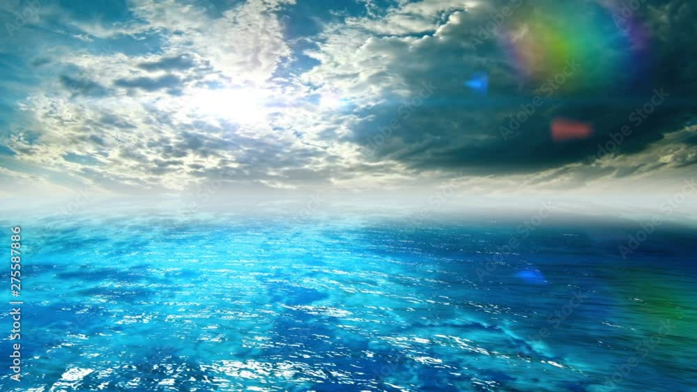 Perfect seascape. Great for tourism and nature concept. Check out my other seascape and underwater animations Perfect seascape. Great for tourism and nature concept. Check out my other seascape and underwater animations