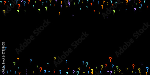 Question marks Quiz, doubt poll query public poll.