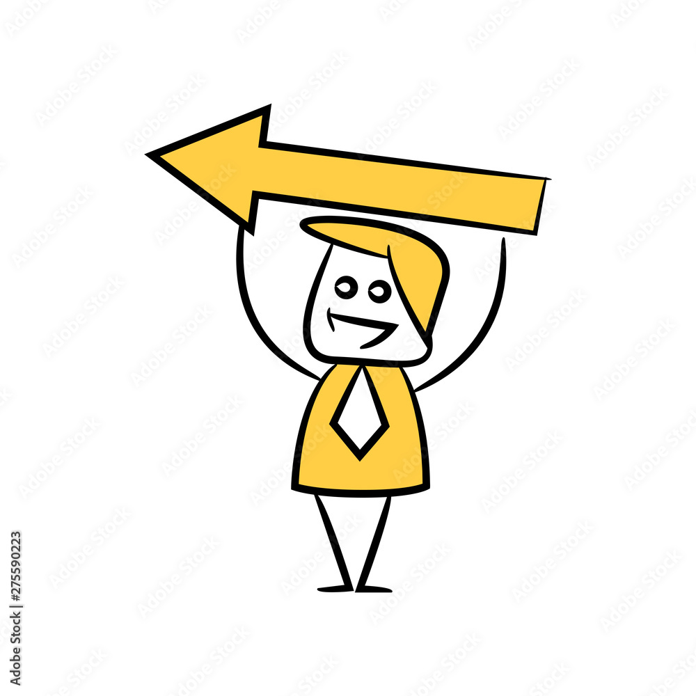 doodle stick figure businessman uplift arrow doodle stick figure businessman uplift arrow
