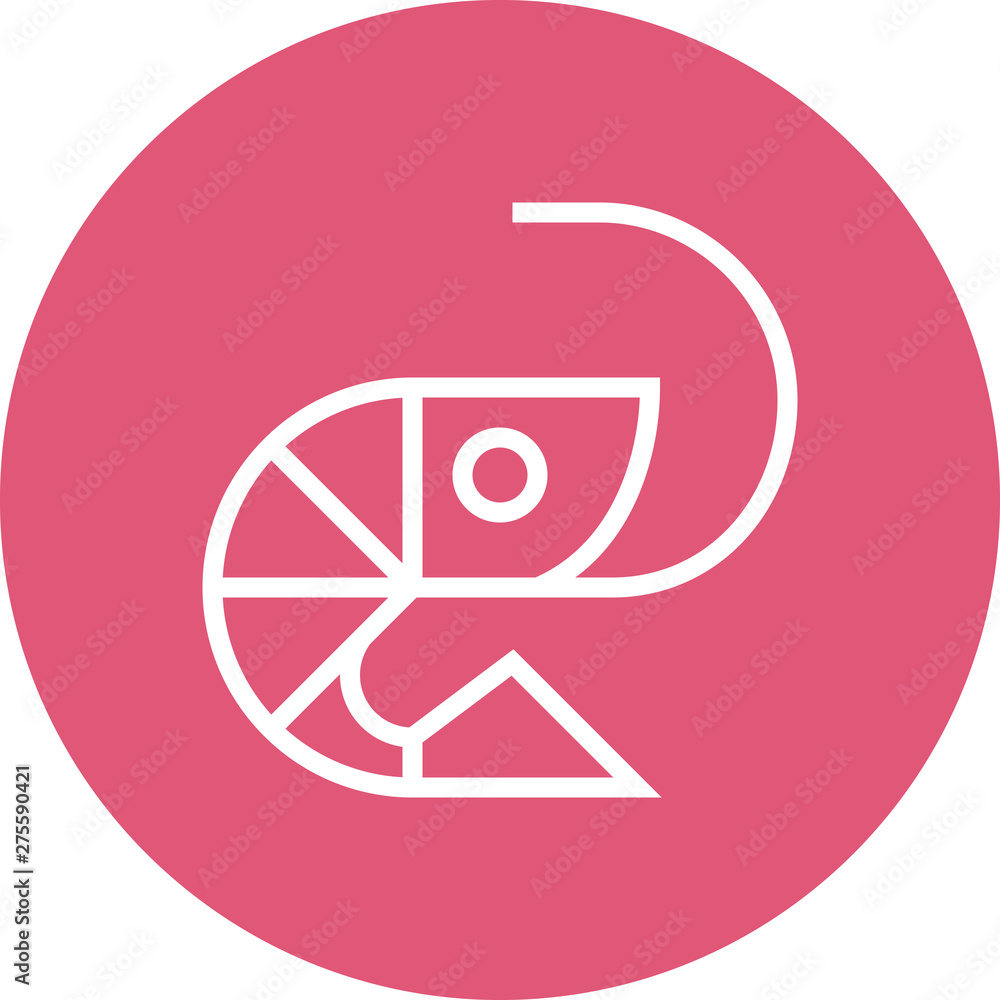 Shrimp Prawn Shellfish Outline Icon Shrimp Prawn Shellfish Outline Icon