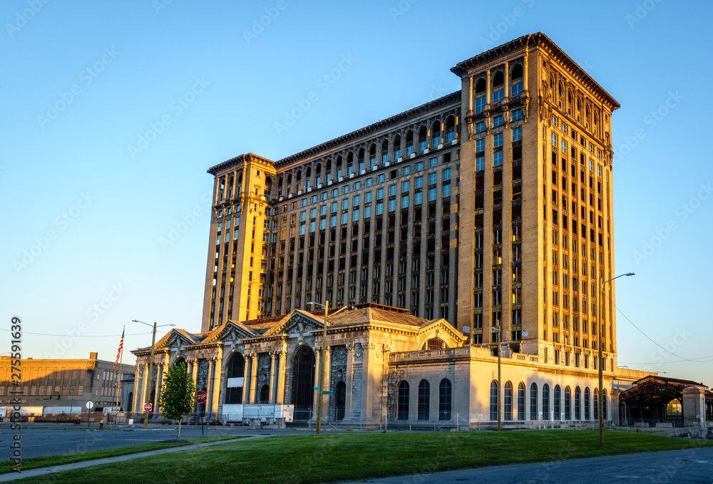 Fototapeta premium Detroit Central Station building