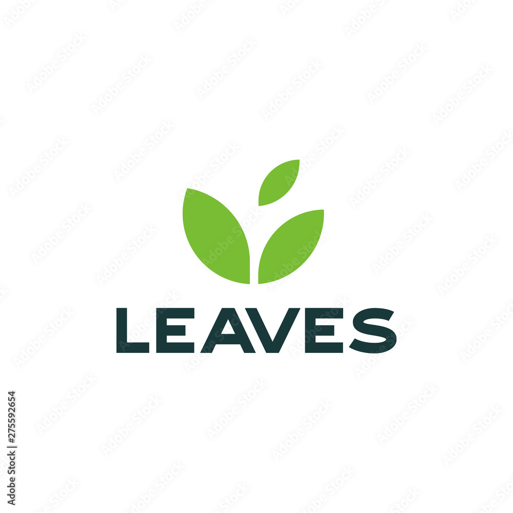 Abstract Leaf icon vector Logo design template Abstract Leaf icon vector Logo design template