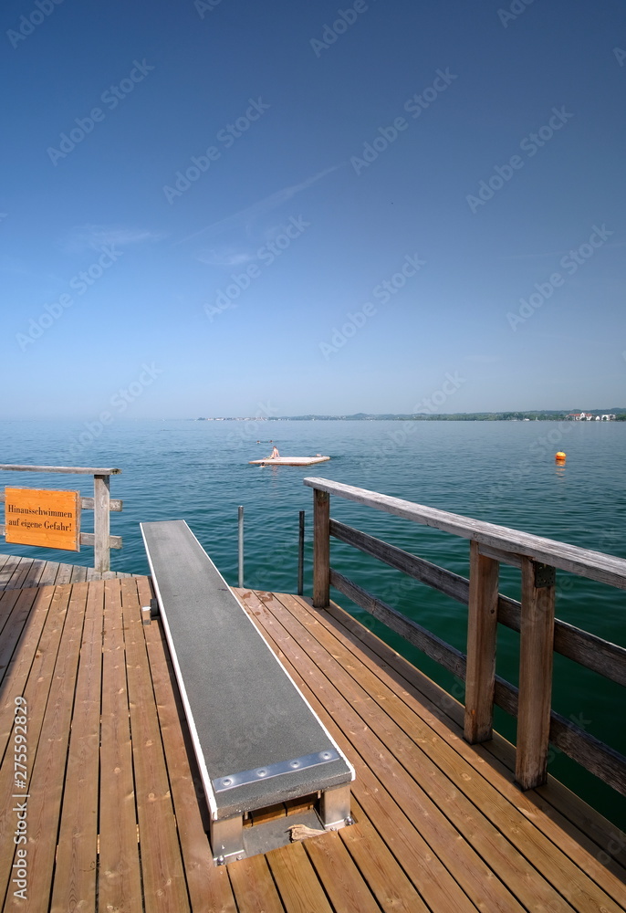 Obraz premium Sprungbrett Bodensee