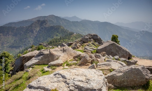 Rocks trees and hiking mountain © Muhammad
