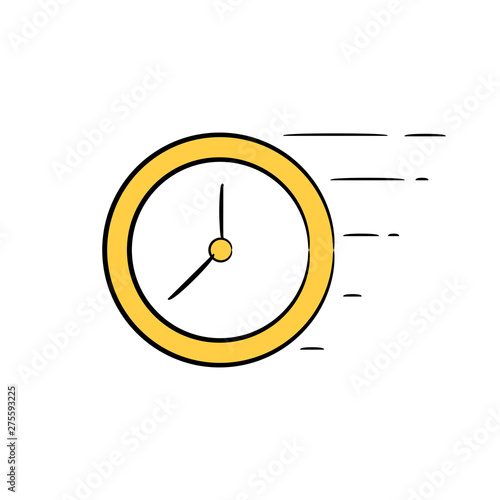 clock doodle icons