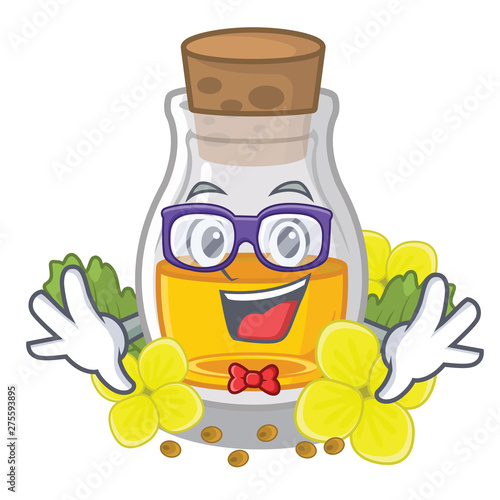 Geek mustard oil isolated with the character