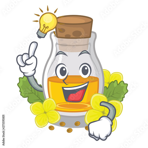 Have an idea mustard oil in the cartoon shape