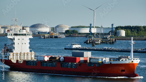 Container Ship at Europoort, Rotterdam