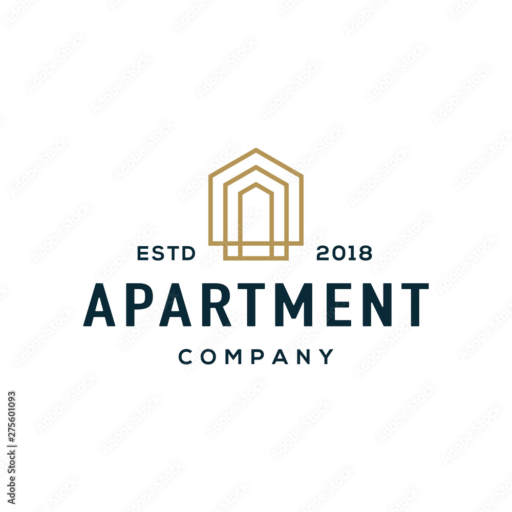 Fototapeta premium Building logo design concept.