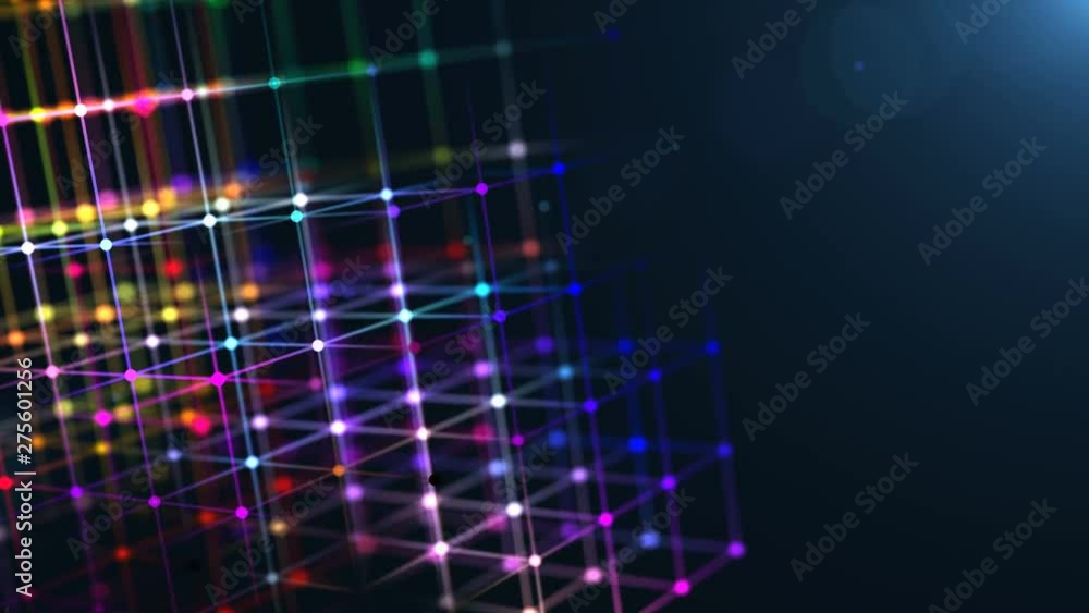 Abstract digital background concept. Loop version Abstract digital background concept. Loop version