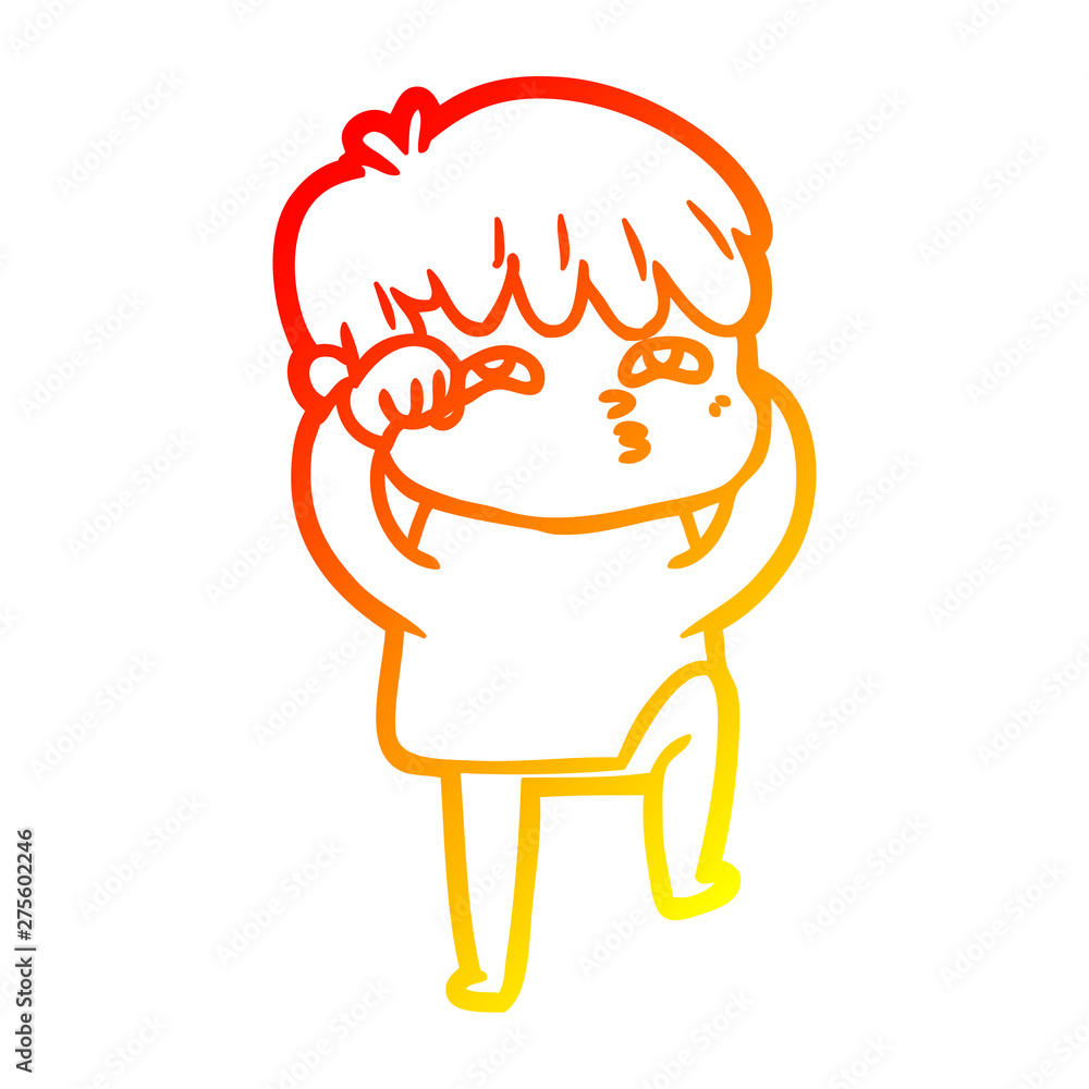 warm gradient line drawing cartoon curious man warm gradient line drawing cartoon curious man