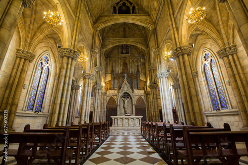 Church at Bana hills that landmark to travel in Da Nang, Vietnam