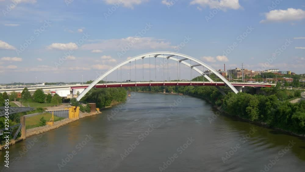Korean Veterans Blvd Bridge to Nashville - travel photography Korean Veterans Blvd Bridge to Nashville - travel photography