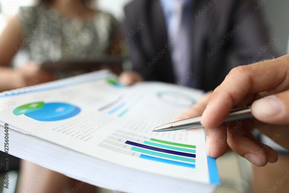 Pen chart business group. Problem chart collection