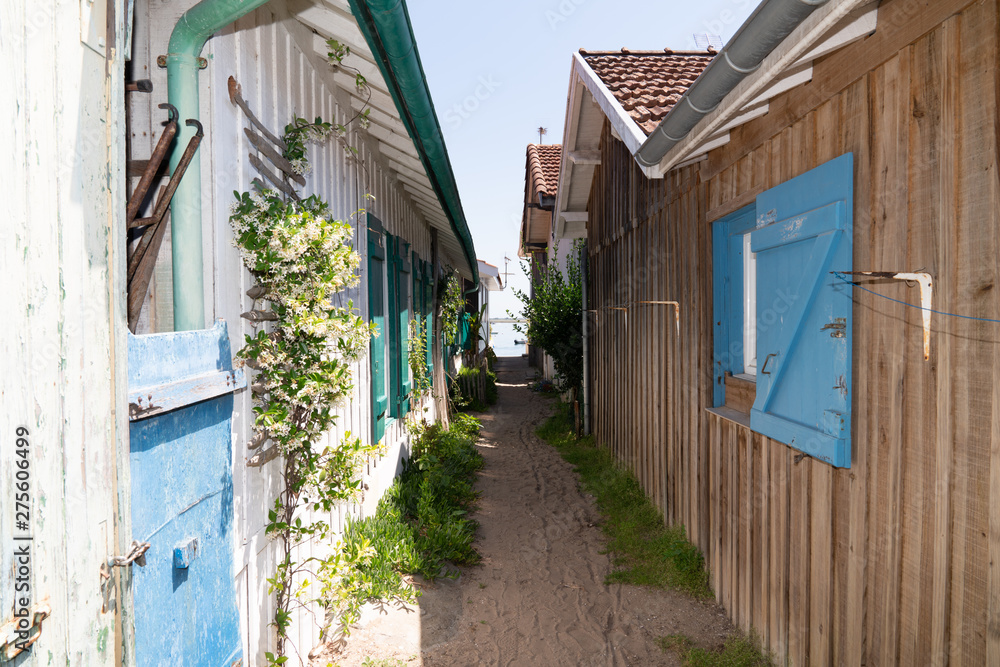 Obraz premium oyster village in Canon Cap Ferret in France