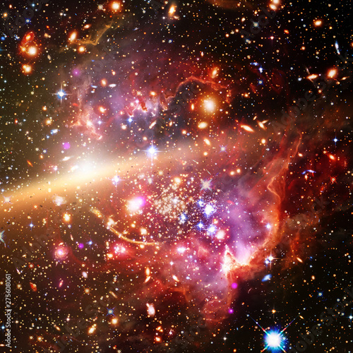 Galaxy. The elements of this image furnished by NASA.