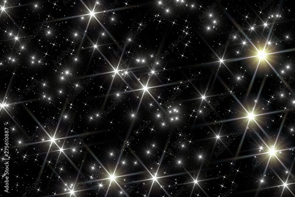 Obraz premium Background of space with stars.