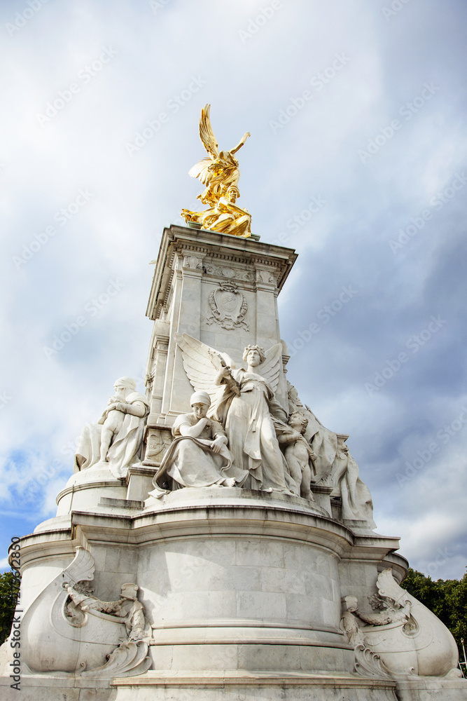 London, UK -  August 16, 2013 - Victoria Memorial in front of Buckingham Palace in London city