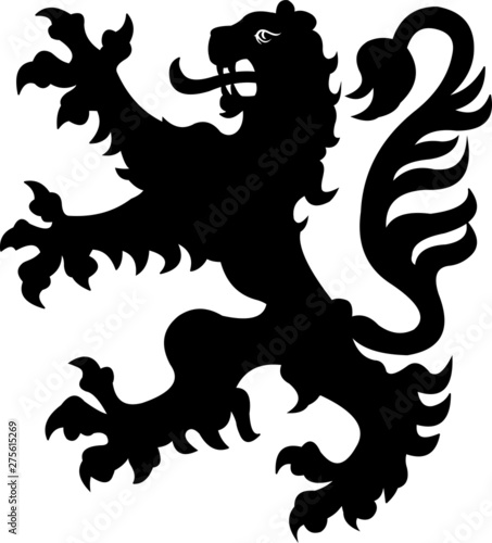 Heraldic lion