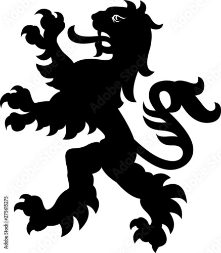 Heraldic lion