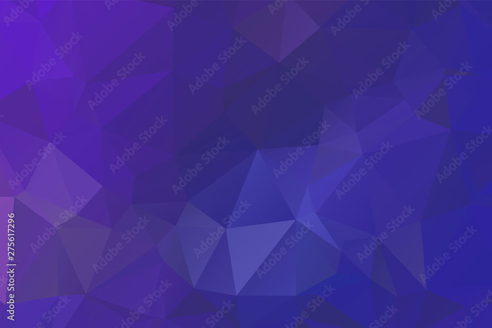 Abstract low poly background of triangles in blue colors Abstract low poly background of triangles in blue colors