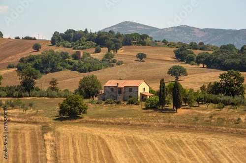 typical landscape of central Italy. .