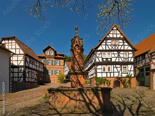 In der Altstadt von Breuberg im Odenwald in Hessen, Deutschland  photo