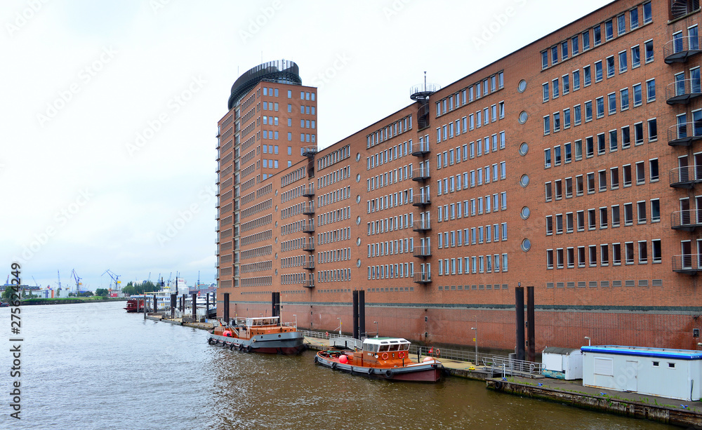 Obraz premium veduta panoramica di alcuni angoli di amburgo