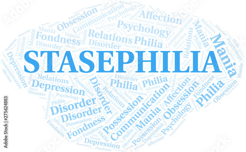 Stasephilia word cloud. Type of Philia.